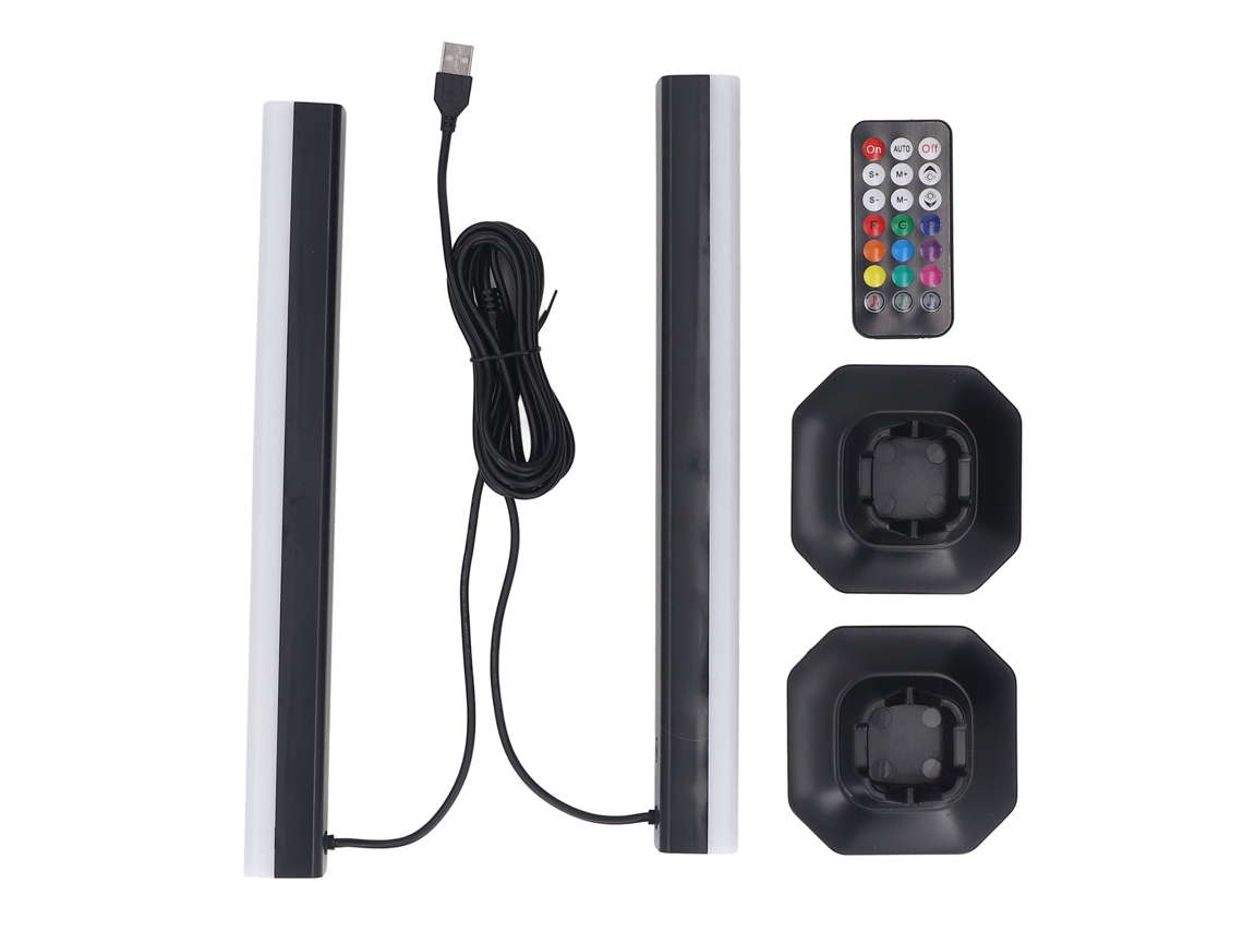 2026 barra de Luz Rgb Inteligente com Sincronização Musical Led Ic Usb Controle Remoto para Tv Pc Gaming Ambiente