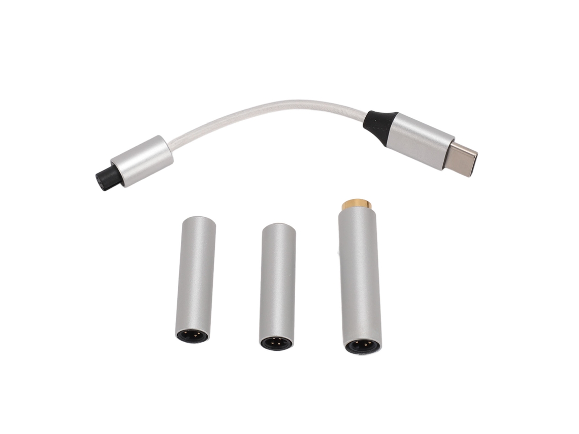 Adaptador LAXISCREED Usb c para 2.5/3.5/4.4mm
