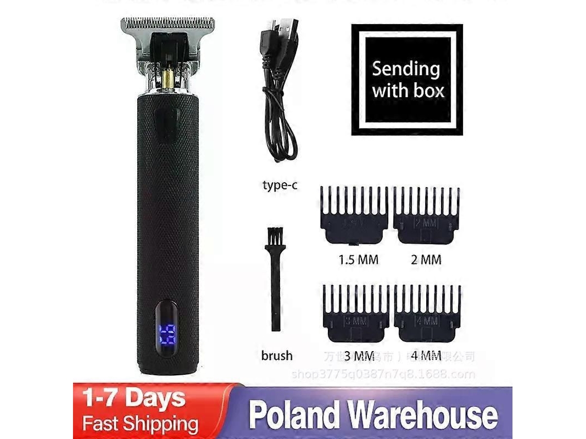 Máquina De Cortar Cabelo T9 Profissional, Barbeador Elétrico, Máquina De Cortar Cabelo Masculina Recarregável Via Usb, Aparador De Cabelo Para Ho