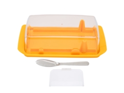 Caja De Corte De Mantequilla Rectangular 2 En 1 Con Almacenamiento De Queso Para Cocina Hogar Restaurante Amarillo