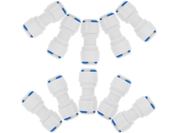 Conjunto De 10 Conectores Rápidos Para Mangueira 3/8" Em Plástico