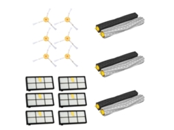 18 Peças De Reposição Compatíveis Para Irobot Roomba 800 880 870 Kit Acessórios Aspirador Pó Principal Filtro Escova Lateral*