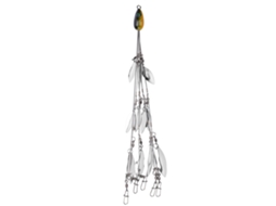 Rig Paraguas de Pesca com 12 Lâminas, 5 Braços e Giratórios, Kit de Iscas Artificiais Multilure Azul Escuro S/MARCA