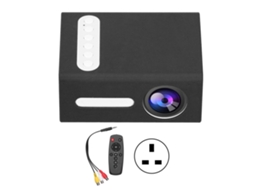 Aetheria projetor Doméstico Mini Portátil Led T300 Home Theater Player Multimídia com Controle Remoto
