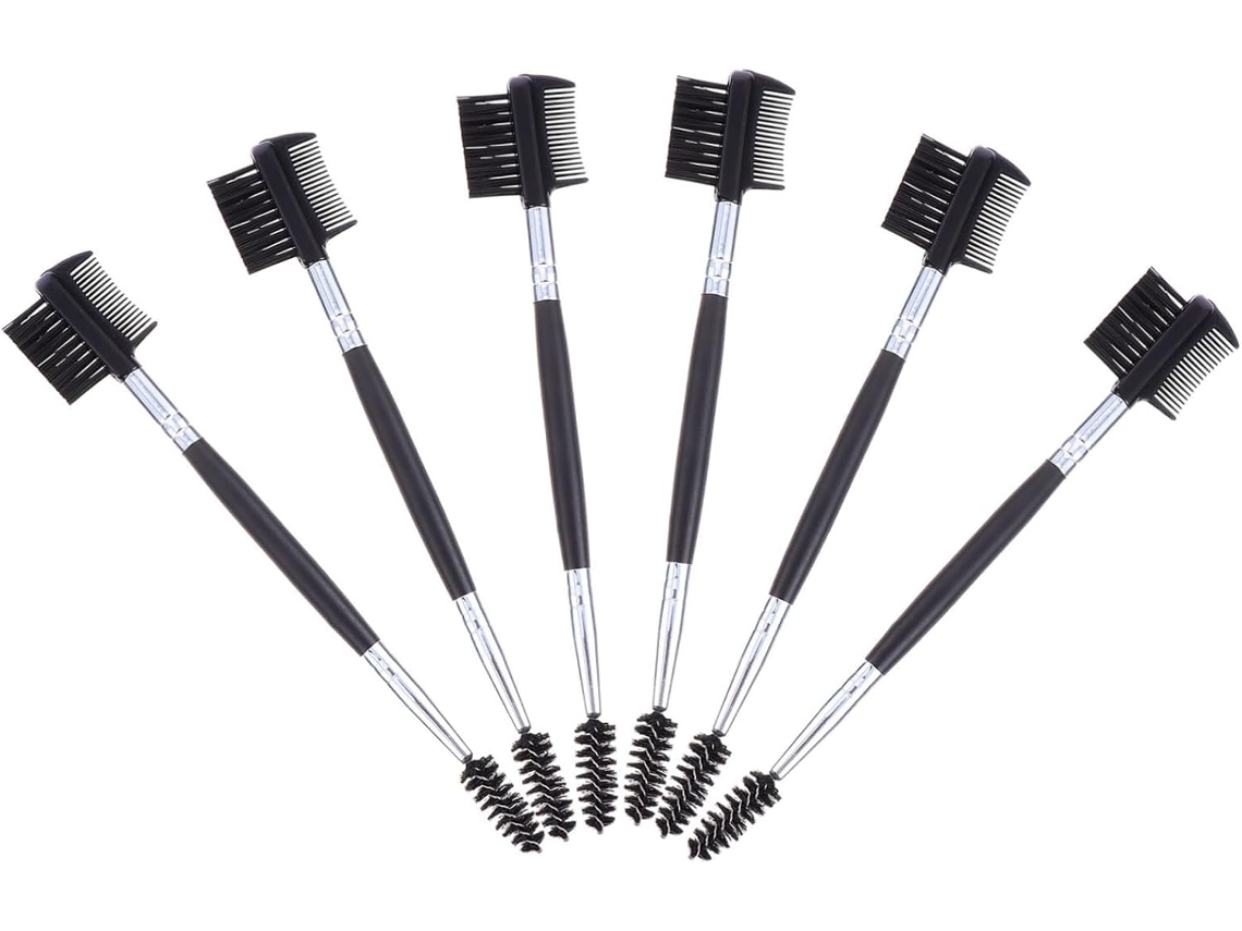 Conjunto De 6 Pincéis Para Sobrancelhas, Material Resistente