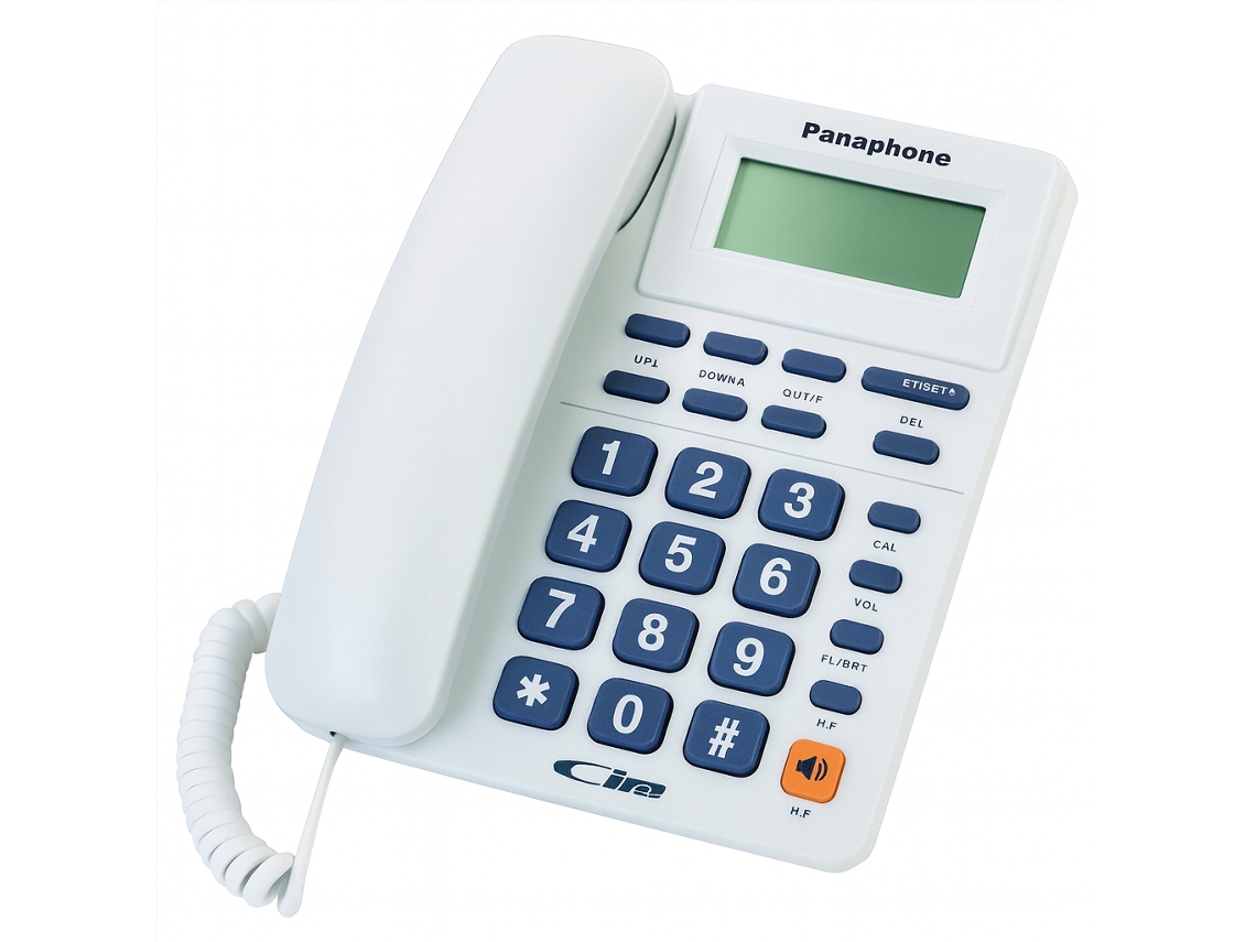 Telefone Fixo Panaphone Kx T2026 Branco