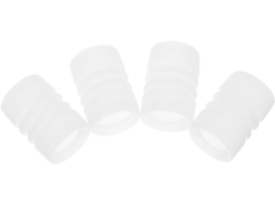 Conjunto de 4 Peças Reposição para Máquinas Sorvete, Fabricadas em Silicone Branco com Maior CHABERLU
