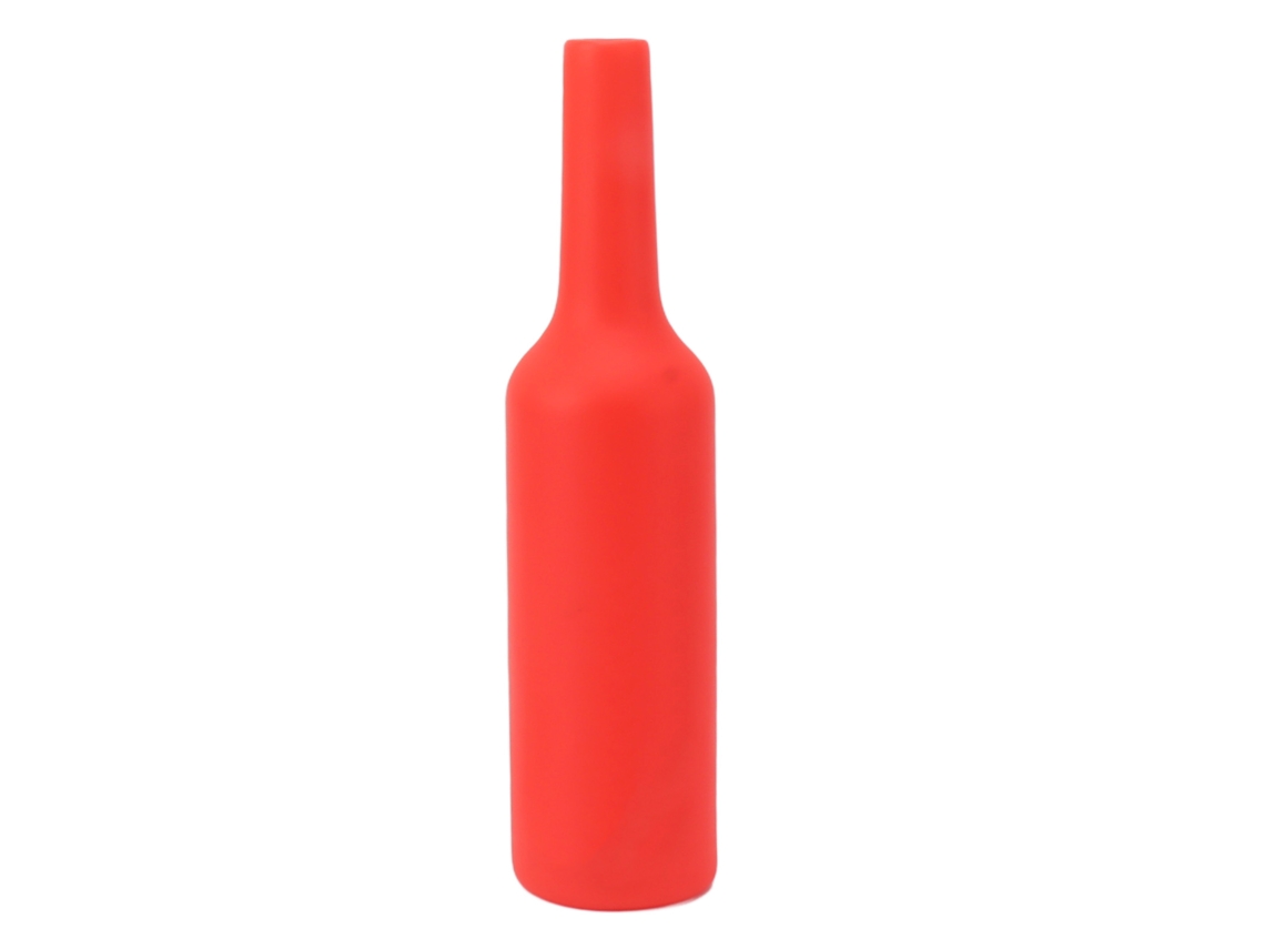 Ronjoe-garrafa De Prática Para Bartender Silicone Resistente A Quedas Soft Para Treinamento De Performance Vermelha