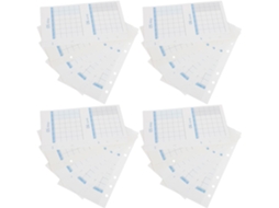 Recarga De Calendário Mensuel Dupla Face 20 Folhas Em Papel Azul Para Planejamento Maison Sections Claires