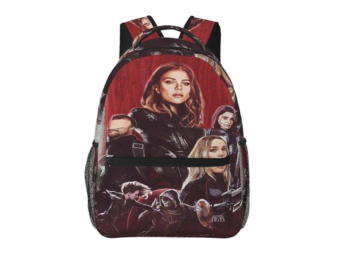 Mochila T10 Black Widow Para Estudantes, Leve E Estilosa, À Prova Dágua E Com Alça De Ombro Ajustável. Loja Olysi