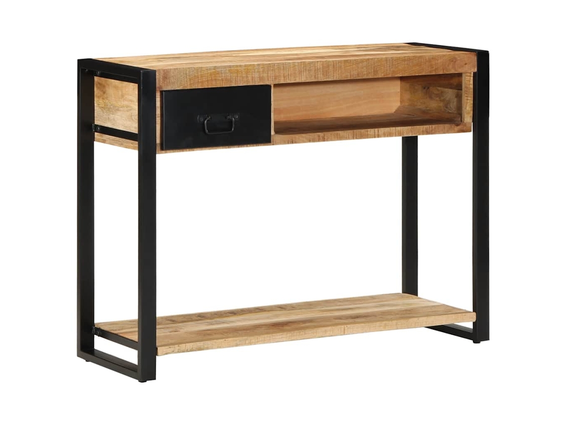 Console Table, Console Tables Vidaxl Marrom Madeira De Mangueira (n/a)