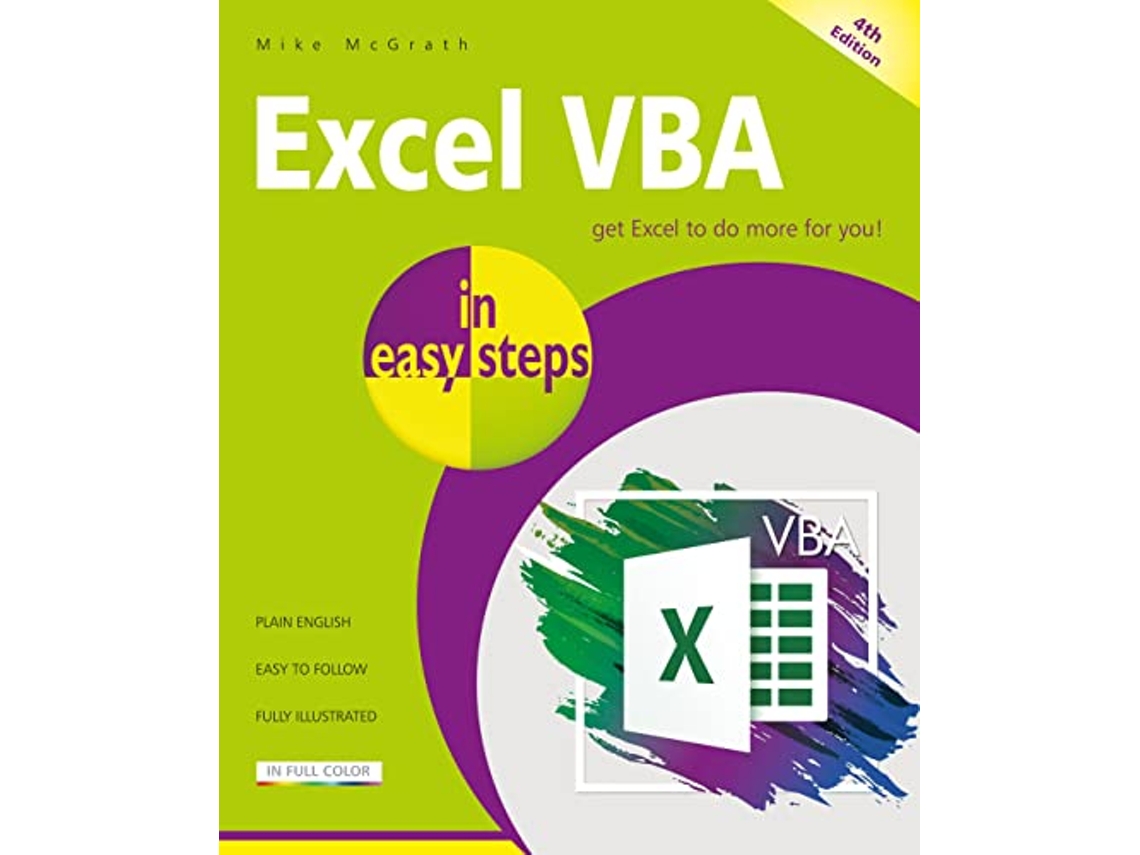 Livro Excel VBA in easy steps de Mike Mcgrath (Inglês)