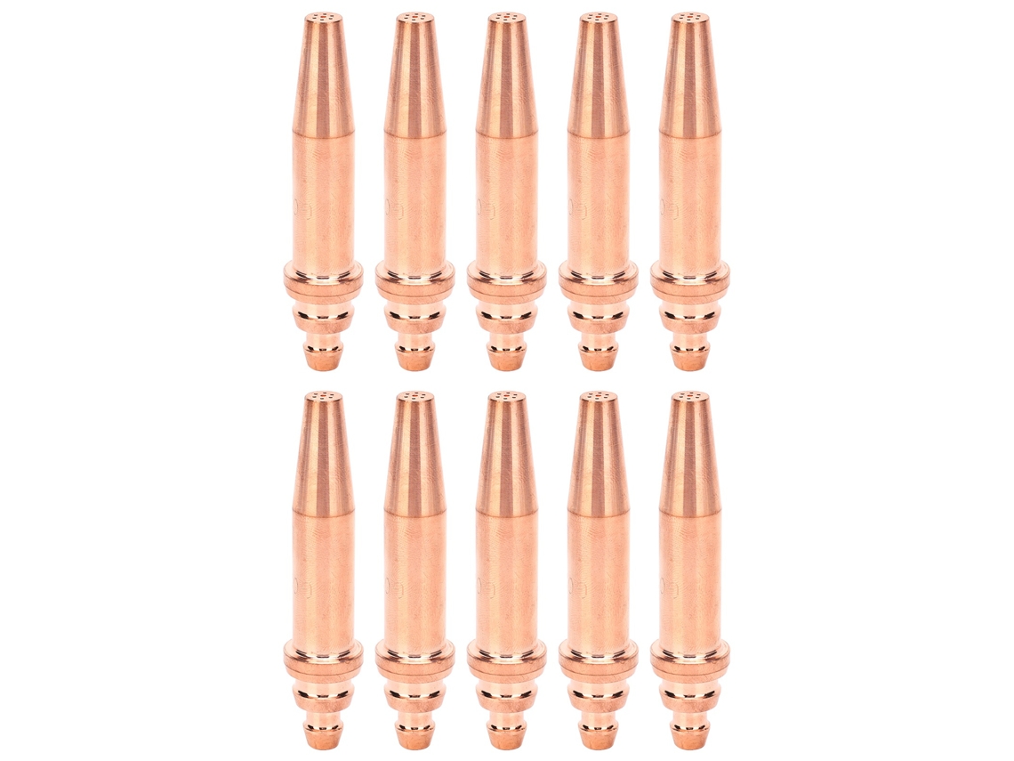 10 Peças De Bico De Corte De Propano Para Torcha De Gás, Peça De Reposição G02-2, Ferramenta De Solda E Corte, 30~50mm