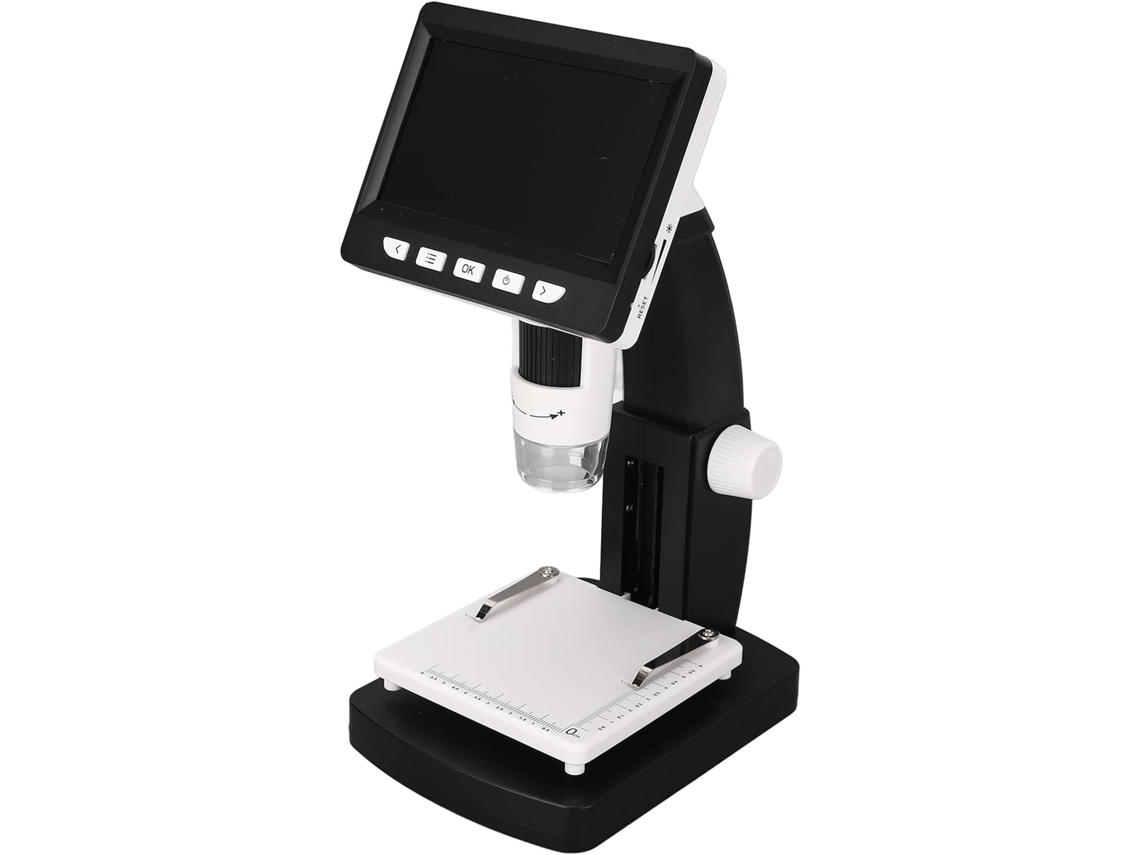 Microscópio Ips De 4,3 Polegadas, 2mp, 1080p, Zoom De 50-1000x, 8 Leds