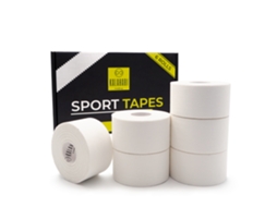 Kalahari 6 X Fita Esportiva Branca - Extra Comprimento 3,8Cm X 13,7M – Fita Adesiva - Bandagem Funcional Para Crossfit, Escalada, Vôlei, Boxe, Dedos –