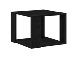 Conjunto 1 Mesa De Centro Vidaxl Preto Derivados De Madeira (40 X 40 X 30 Cm)