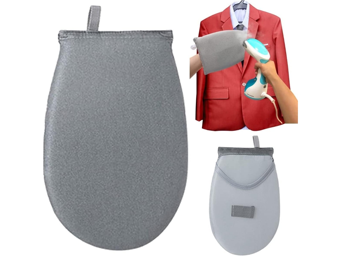 Luva Vaporizador para Passar Roupa, com Mini Tábua Portátil Redonda ZYBLSSBB