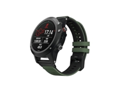 Pulseira De Relógio Lurelia Para Garmin Fenix 6 Em Silicone Bicolor Verde Militar E Preto