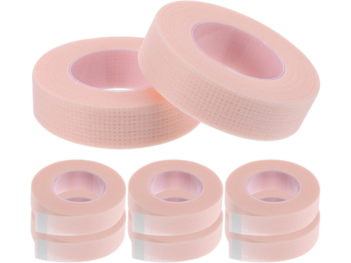 Rolos de fita adesiva para extensão Cilio: Rosa Têxtil