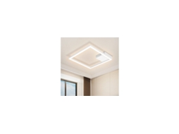 ZMH Luminária de teto LED para sala de estar, corredor quadrado branco, moderna, 3000K, cozinha