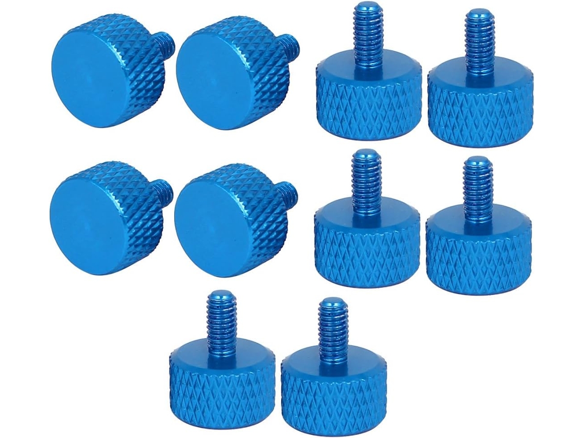 Parafusos Serrilhados De Liga De Alumí, M3x6mm, Aexit, 10 Unidades