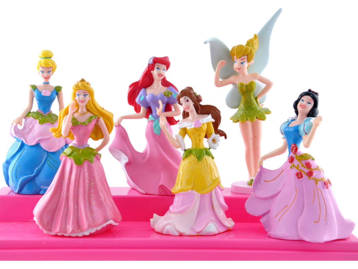 Figuras EASTVAPS Glitter Princess (6 Peças)