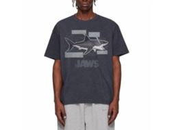 Rockinstone Jaws Movie Anatomy Heather Navy Adult T-shirt Size:l