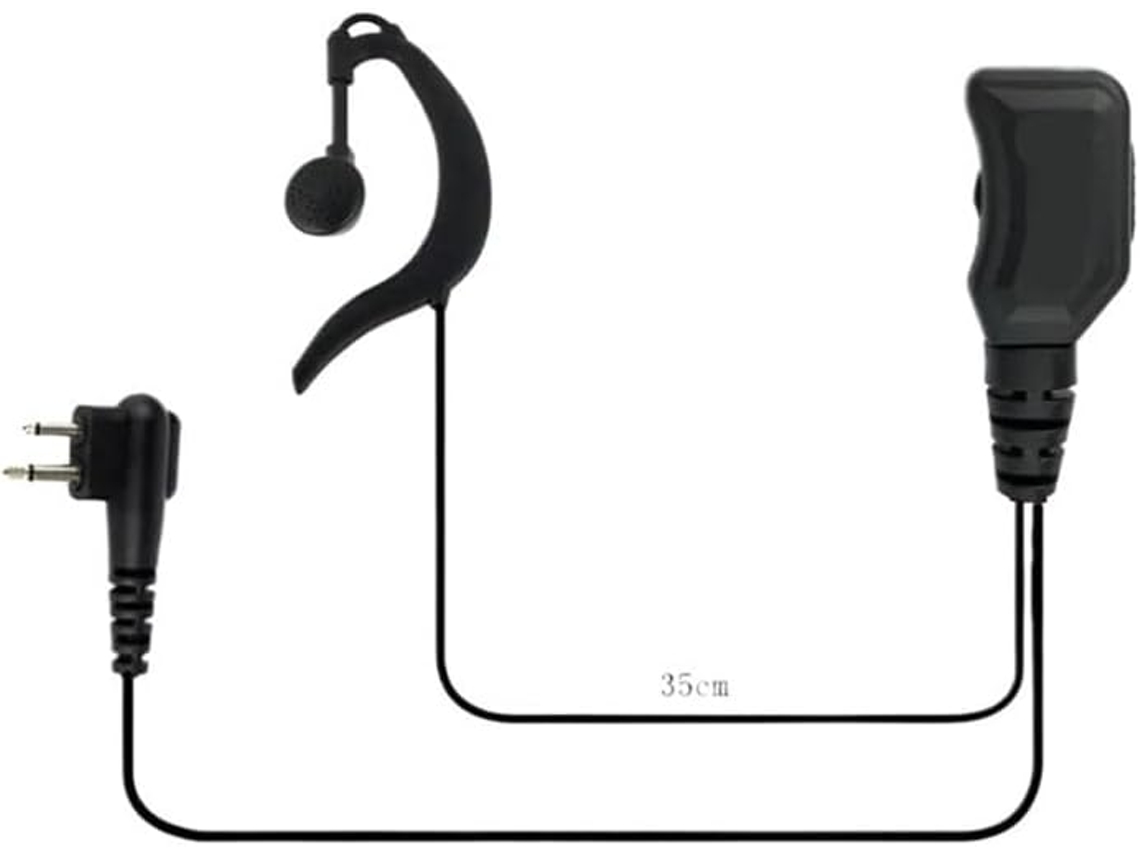 Fone De Ouvido Com Microfone Ptt E Volume Ajustável R 111, Compatível Com Motorola Gp68 Cp88 Ct150 P080 Pro1150 E O