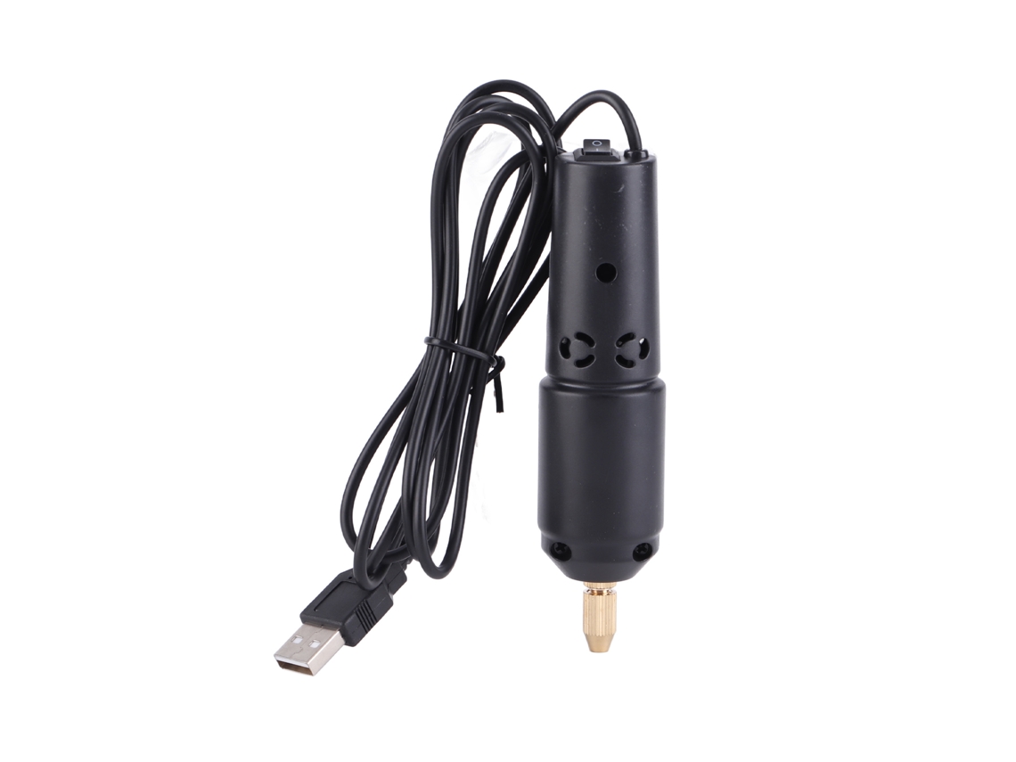 Mini furadeira elétrica (rotação de 360 graus, conexão USB)