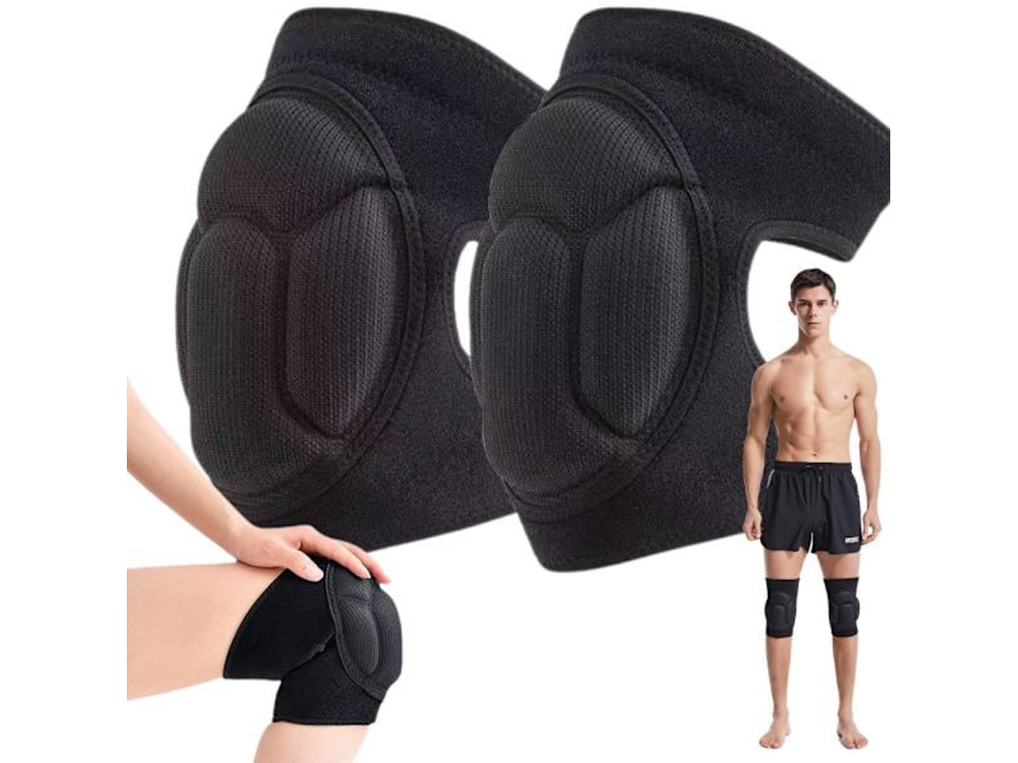 Joelheiras para esporte e trabalho AQUAFORGE, proteção flexível e confortável