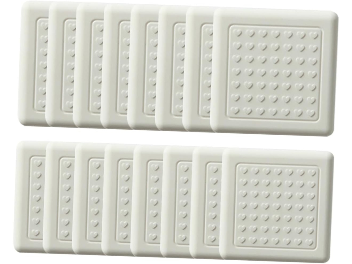 Shineofi 16 Peças De Tapetes Silicone Autoadesivos Para Pés Móveis, Mesas E Cadeiras, Para Madeira Maciça