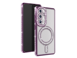 Capa Magsafe Robusto Para Samsung Yemaesre Roxo