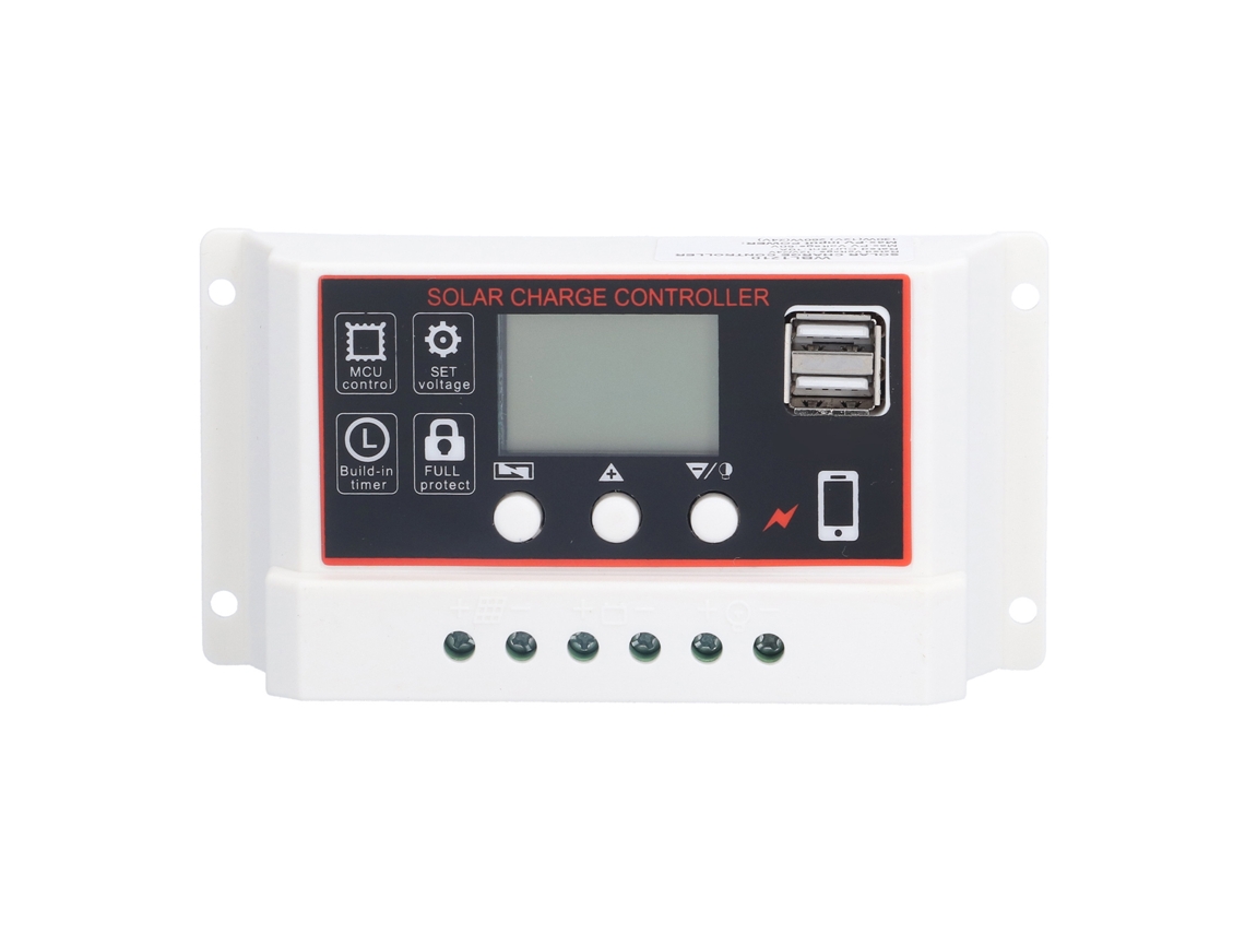Controlador Solar para Baterias de Lítio 10A com Proteção PWM S/MARCA
