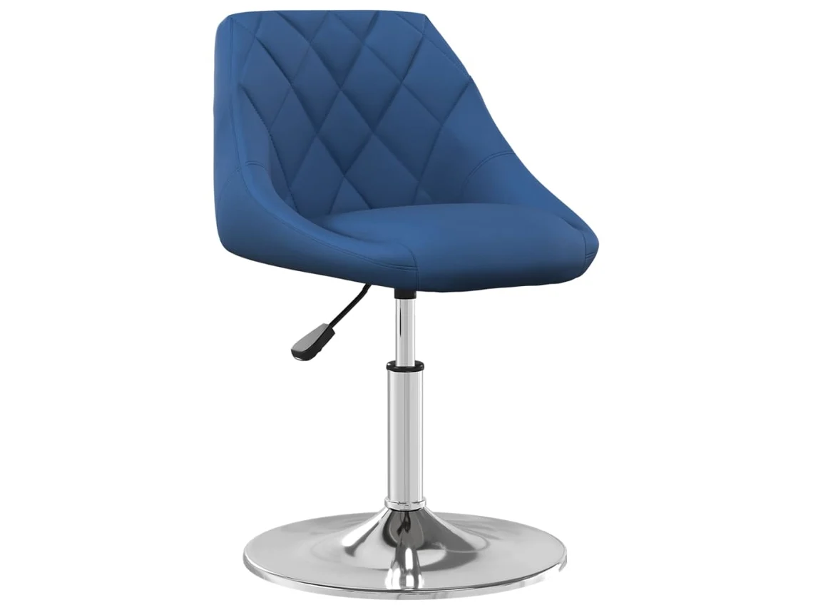 Cadeiras de Jantar Giratórias 4 Pcs Veludo Azul MAISON EXCLUSIVE