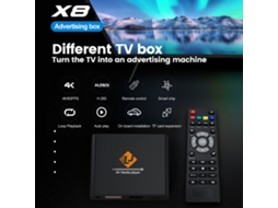 Player de Publicidade EOOCOO com suporte a mídia 4k