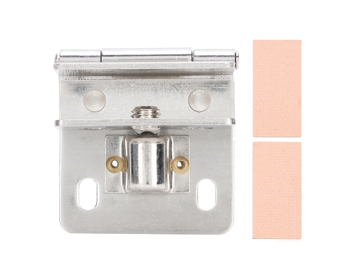 Mancal Porta Vidro Sem Punção Aço Inox Clamp Suporte