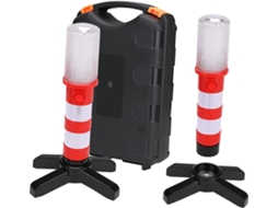 Luz Estroboscópica Para Controle De Tráfego, Feita De Abs E Pc, Led Vermelho De Segurança, Superbrilhante, Suporte