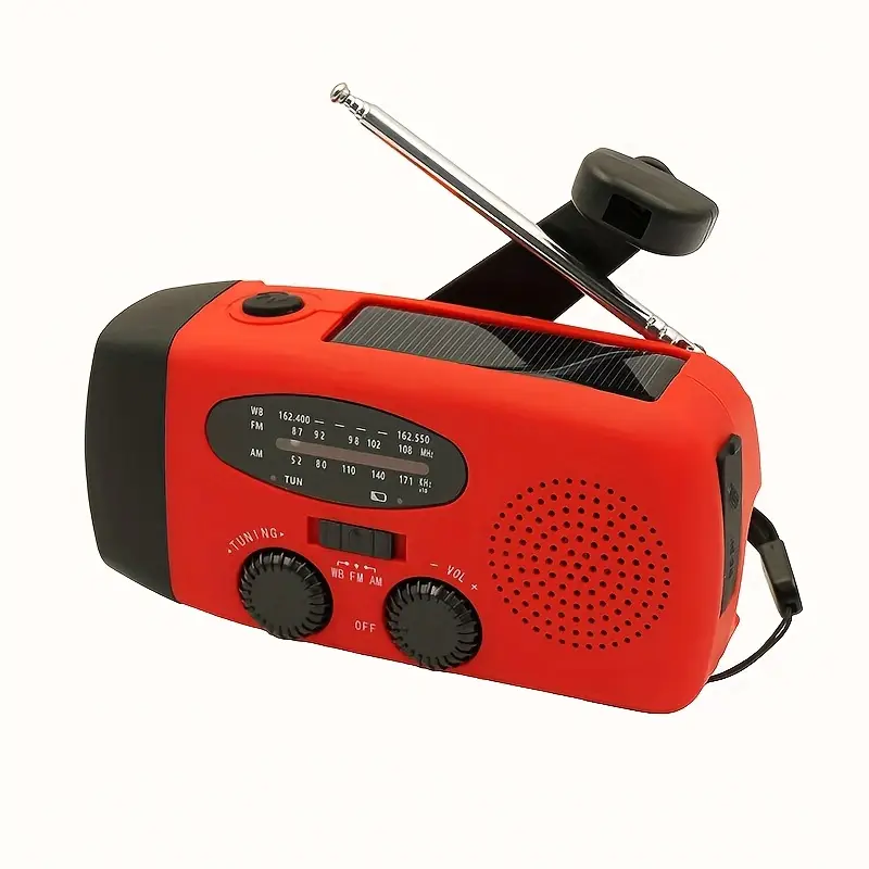 Rádio De Manivela, Iluminação De Emergência Autogerada (vermelho)