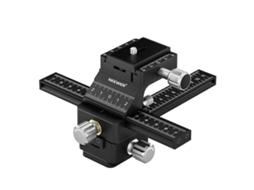 Slowmoose Universal 4-Way Macro Focus Tril com placa de liberação rápida para câmera DSLR