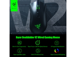 Rato Gaming Razer Deathadder V2 Fio 20k Sensor Rgb
