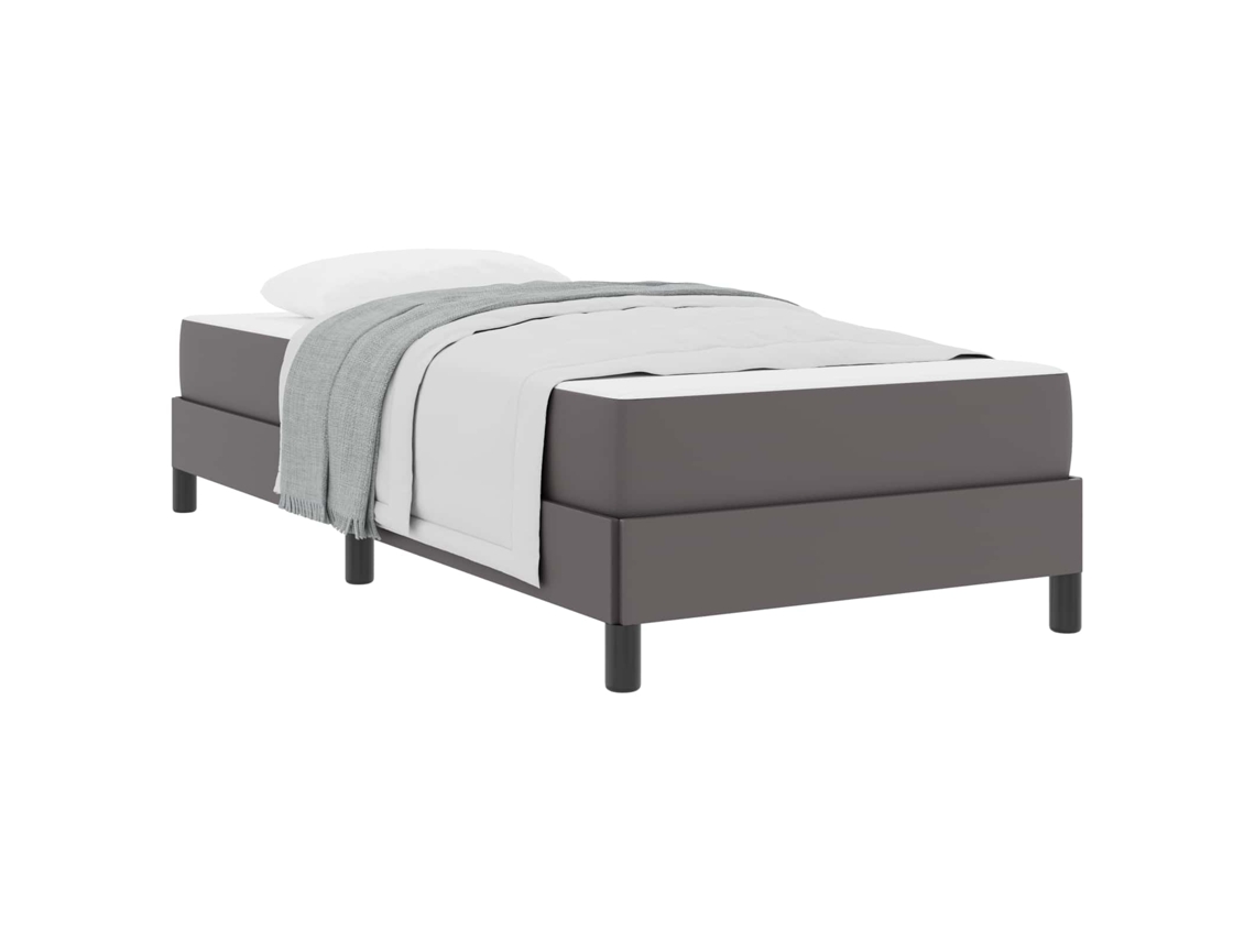 Estrutura da Cama com Colchão Cinzeto Tecido MAISON EXCLUSIVE 90x200 cm