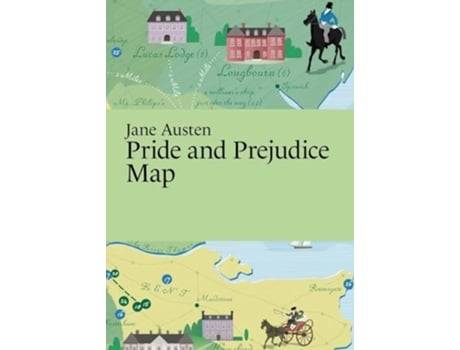 Livro Jane Austen, Pride and Prejudice Map de Thelander, Martin et al. (Inglês)