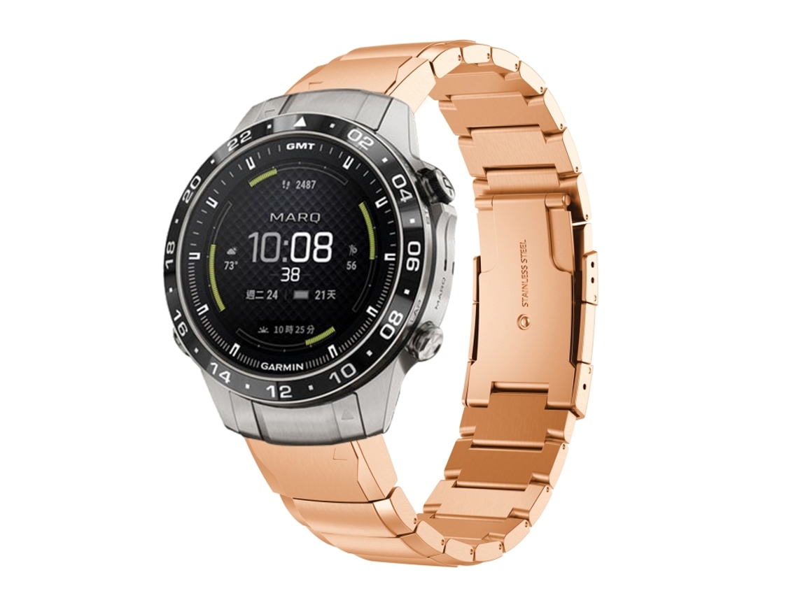 Bracelete Garmin Forerunner 165 Couro Genuíno de 20mm XIAOMOYU
