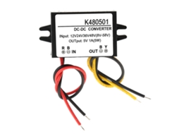 Módulo Conversor Dc dc Buck Step Down 12v/24v/36v/48v para 5v 1a Fonte de Alimentação