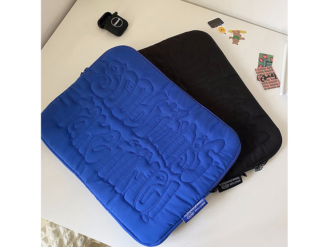 Capa Protetora Para Laptop Broderimönster E Proof 11 13 14 Tum Preta Slowmoose
