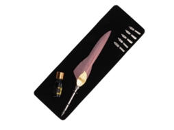 Set Pluma Pluma De Ave Retro Caja Regalo Estuche Para Escritura Creativa Durable Regalo Para Amante Profesor Compañero