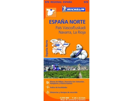 Livro Mapa Pais Vasco, Euskadi, Navarra, La Rioja de Vários Autores