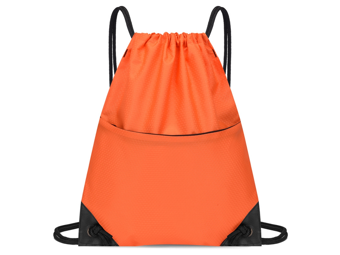 Bolsa De Viagem Impermeável Com Cordão Laranja*