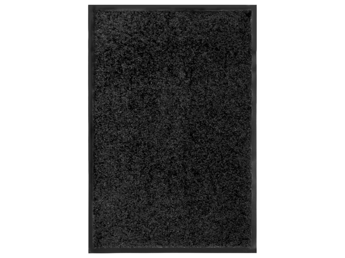 Door Mat, Door Mats Vidaxl Preto Tecido (40 X 60 Cm)