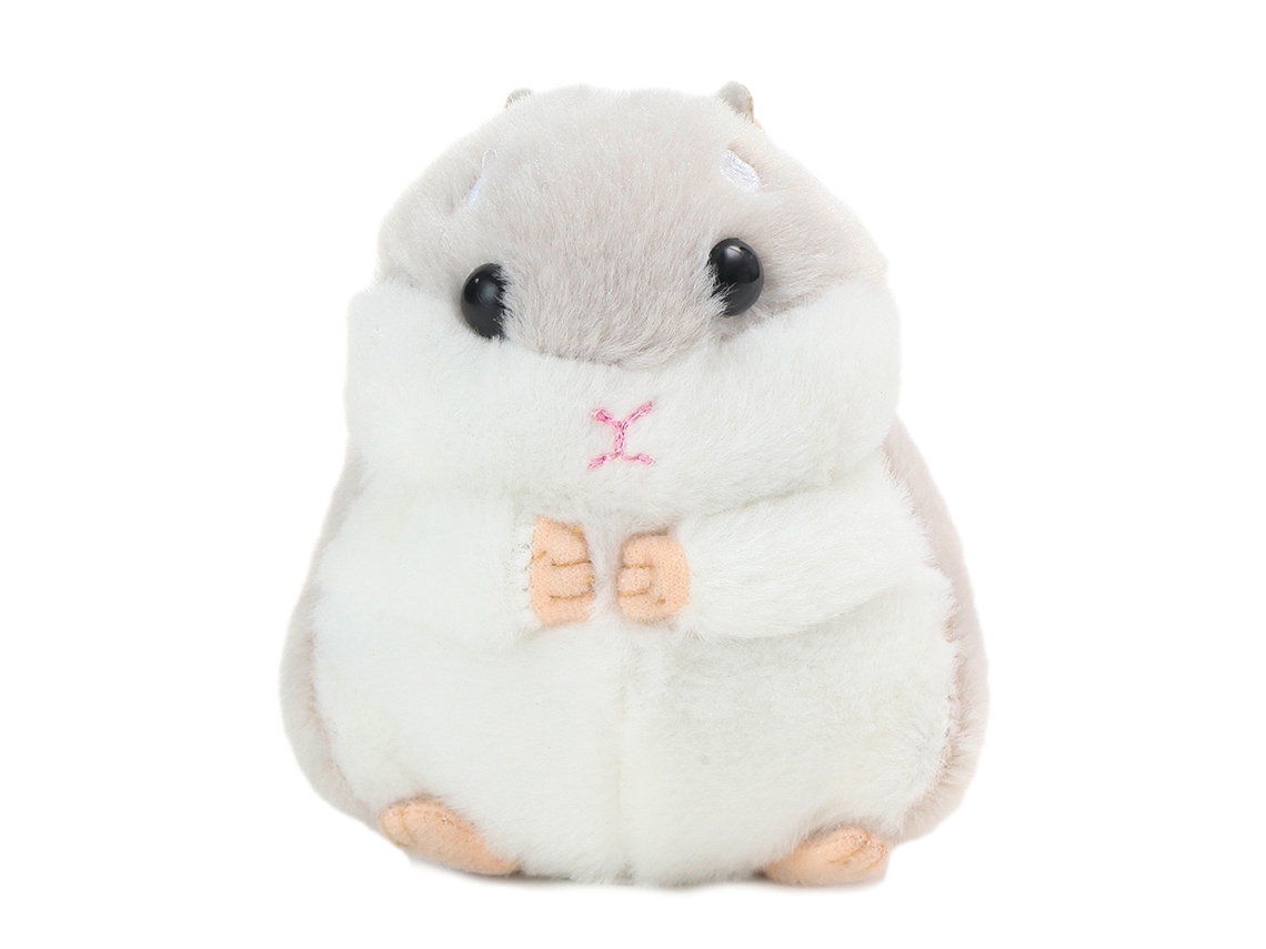 Mali portachaves de Hamster de Pelúcia Fofo Boneca Enchimento Pp 10cm Keychain Charm